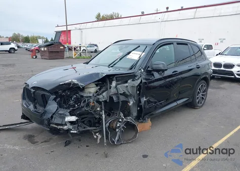 2022 BMW X3 xDrive30I z USA, uszkodzony, nr VIN 5UX53DP03N9M86752